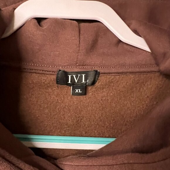 IVL Oversized Hoodie In Cocoa Size XL - Picture 7 of 7